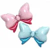 Party Decoration Bow Tie Foil Balloons Stora Blue Pink For Birthday Anniversary Valentine's Day Girls Suppl