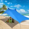 Tentes et abris Tente de plage en plein air Sun Shelter Cam Shades Skysn One Piece Sunshade Canopy Portable Sunsn Pêche Drop Livraison Spor Ot4Uv