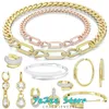 Bracelet Collier Ensembles Dextera Original Boutique Bijoux Cristal Luxe Charme Cadeau De Noël Ensemble Boucles D'oreilles Bagues Pour Femmes Drop Deli Dhfam