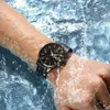 Guihua Brand's Men's Business z nocnym Waterproof Waterproof Watch