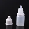 Botellas de almacenamiento Gotero de 3 ml Botella de gotas para los ojos exprimible Vial de gotas para los ojos líquidas de plástico vacío