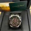 AP Iconisch Horloge Royal Oak Offshore Series 26470SO Precisie Staal Keramische Ring Vampier Heren Tijdwaarneming Mode Causaal Zakelijk Sport Machinery Horloge