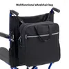 Aufbewahrungstaschen, Rollstuhl-Seitentasche, Armlehnentasche, Organizer, Handytasche, Walker, Roller, tolles Zubehör, Handtaschen, Schwarz