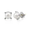 Stud Earrings Vintage 7mm Imitation Pearl Wedding Jewelry Women's Earrings227H