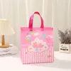 Storage Bags StoBag 12pcs Baby Shower Birthday Non-woven Tote Fabric Gift Package Kids Waterproof Reusable Pouch Party Favors