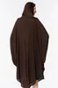 Abbigliamento etnico Abito da preghiera intero Donna Abaya musulmano con cappuccio Eid Ramadan Abito arabo islamico Caftano modesto Thobe Caftano mediorientale