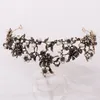 Haarspangen Barock Vintage Kristall Perle Krone Tiaras Strass Festzug Diadem Schleier Tiara Hochzeit Zubehör Brautschmuck