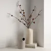 Vases Moderne Wabi-sabi Style Plaine Blanc Mat Vase En Céramique Décoration De La Maison Patio DécorationVase