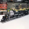 Steam Railway Express Kit, Tren Tracks Tuğlalarla Mühendislik Seti, Teknik Model Yapı Taşları Oyuncakları, Noel Hediyeleri