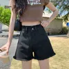 2023 Lente Zomer Jean Shorts Voor Vrouwen Casual Sexy Hoge Taille Denim Shorts Vintage Ruwe Rand Mujer Korte Jeans vrouwelijke Kleding O4OL #