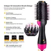 1000W hårtork Air Brush Styler och Volumizer Rätare Curler Comb Roller One Step Electric Ion Blow 240329