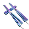 new 2024 Portable Practice Butterfly Knife Foldable Butterfly Knife Alloy Steel Foldable Training Knives Outdoor Trainer Game for Gifts for