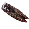 Decorative Figurines Retro Made Old Ox Horn Cicadas Golden Cicada Pendants Small Pieces Of Cultural And Toy Carving