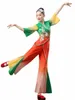 chinese Traditial Dance Costume Fairy Folk Dr Elegant Umbrella Natial Yangko Dance Suit Classical Fan Dance Stage g4fE#