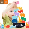 Kontroll Xiaomi Childrens Wood Dinosaur Balance Buildblock Stacking High Game Balance Boat Early Education Education Toys YouPin