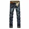 2024 Casual Jeans Mannen Busin Rechte Jeans Stretch Denim Broek Broek Slim Fit Klassieke Cowboys Jonge Man Jeans T3BE #