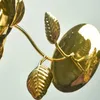 Kandelaars Nordic Plated Metal Rose Holder Stands Iron Art Lotus Bloemvormige Decoratieve Theelichtje Kandelaar Party Dropship