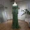 sereno colina luxo dubai verde sereia elegante cristal frisado árabe noite dres vestidos para festa de casamento feminino 2023 bla72242 z6wx #