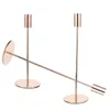 Candle Holders 3pcs Metal Candlestick Taper Candles Holder Wedding Sticks Decor