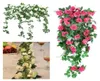 Artificielle Rose Fleur Vignes Décorations De Mariage Soie Rose Glycine Fleur Rotin Maison Jardin DIY Guirlande Table De Fête Pièce Maîtresse 2167174