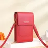 Portefeuille pour femmes, sac à bandoulière pour écran tactile, pochette de grande capacité pour téléphone portable, porte-cartes pour dames