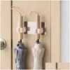 Hooks Rails Bathroom Waterproof Hook Self-Adhesiv Mti-Purpose Mop Holder Wall Mounted Organizer Rack Brush Broom Hanger Kitchen Drop D Dhsdd