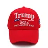 Prezydent Donald Trump 2024 Ball Hat Baseball Caps Projektanci Summer Hats Women Mens Snapback Sports Jogging Outdoor Beach Sun Visor 0328