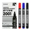 36pcsset caneta marcador permanente ponto fino tinta impermeável fina nib bruto preto azul vermelho 15mm canetas coloridas 240320