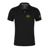 Summer Death Rock Band Heavy Metal Printed Cotton Mens Polo Shirt Breathable Short Sleeve Casual 240329