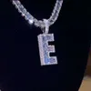 Diamond Pendant 925 Sterling Hip Hop Diamond Pendant High Quality Customized Tennis Chain with Pendant