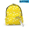 Backpack Cartoon Fruits Cherry Pineapple Strawberry Backpacks Boys/Girls School Bags 3D Print Keychains Oxford Waterproof Small