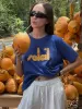 Plus-size Women's Dr Heart-Shaped T-shirt Summer Crew-Neck kortärmad avslappnad vintage elegant T-shirt för kvinnor C2XV#