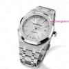 Swiss AP Wrist Watch Royal Oak Series 15450ST OO.1256ST.01 White Plate Precision Steel Mens Sports Machinery Watch