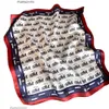 Luxe Printemps Été Foulards En Soie De Mode Femmes Nouvelle Fête D'anniversaire Cadeau Foulards High Sense Tissu Bandeau Designer Imprimé Lettre Écharpe En Gros