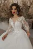 Urban Sexy Dresses BOHO Vintage Wedding For Women Lace-Up Puff Sleeve Bridal Gowns A-Line Vestidos De Novia Appliques Illusion Bride Dress yq240329