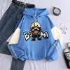 Anime My Hero Academia Kawaii Bakugo Katsuki MANGA HOUDIES MEN PLUCT STORLEK PACKRAW -kläder Fleece Warm Winter Hooded Sweatshirt Q7LH#