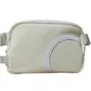 New upgrade lu everywhere polyester chest belt Bag yoga sport womens Crossbody Shoulder fanny pack portable Waist bum bags 2L wallet purse