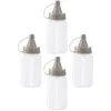 Dinnerware Sets 4 Pcs Barbecue Seasoning Bottle Paint Container Portable Jam Squeeze Bottles Honey