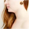 Backs Earrings Classic Round Anchor Exaggerated Fashion Design Ear Clip