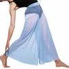 Сетчатые танцевальные брюки для девочек и женщин, современный балетный танцевальный наряд, нижнее белье Ctemporary Lyrical Lg, широкие танцевальные брюки Y2M0 #