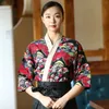 elegante uniforme de sushi japonês para chef homens mulheres kimo para restaurante garçom waitr e0EE #