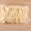 Couverts jetables 500pcs / emballage Cake dessert gâteaux cuillères en plastique cuillère coérée