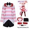 Hazbin Cosplay Hotel Alastor Dust Angel Uniform Cosplay Costume Men Men halen Costume Full set v3hy＃