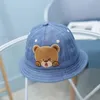 Casquettes Chapeaux Été Bébé Chapeau De Soleil Mignon Dessin Animé Ours Garçons Filles Seau Enfant En Bas Âge Enfants Plage Pêcheur Enfants Livraison Directe Accès Maternité Dhsp5