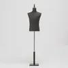 Mode Mannelijke mannequin lichaam halve lengte model pak broek beugel display kledingwinkel hout dase Verstelbare hoogte diy xiai255O