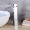 Bathroom Sink Faucets The Higher Brass Basin Mixer Deck Mount Single Handle Hole Cold& Water Tap Vanity