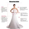 Glamour dentelle mousseline de soie mariage bohème Dres pure Lg manches robes de mariée Appliques bijou cou Illusi dos avec mégots 29Q7 #