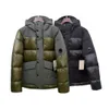 Erkek Aşağı Parkas İngiliz Tarzı Tasarımcı Lüks Ceket Kanada Kuzey Kış Kapşonlu Ceket Pasifik Edition Rahat Sıcak Ceketler Bez OTD8B