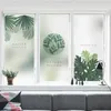 Fönsterklistermärken Anpassad storlek Glasfilm Landskap Elektrostatisk privat dekorativ färgad folie för dörrskåp Garderob 70cmx100cm