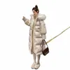 2021 nuovo design addensare giacca da donna bianca lucida Fi antivento caldo cappotto invernale 90% piume d'anatra bianca da donna Lg Parka w8hU #